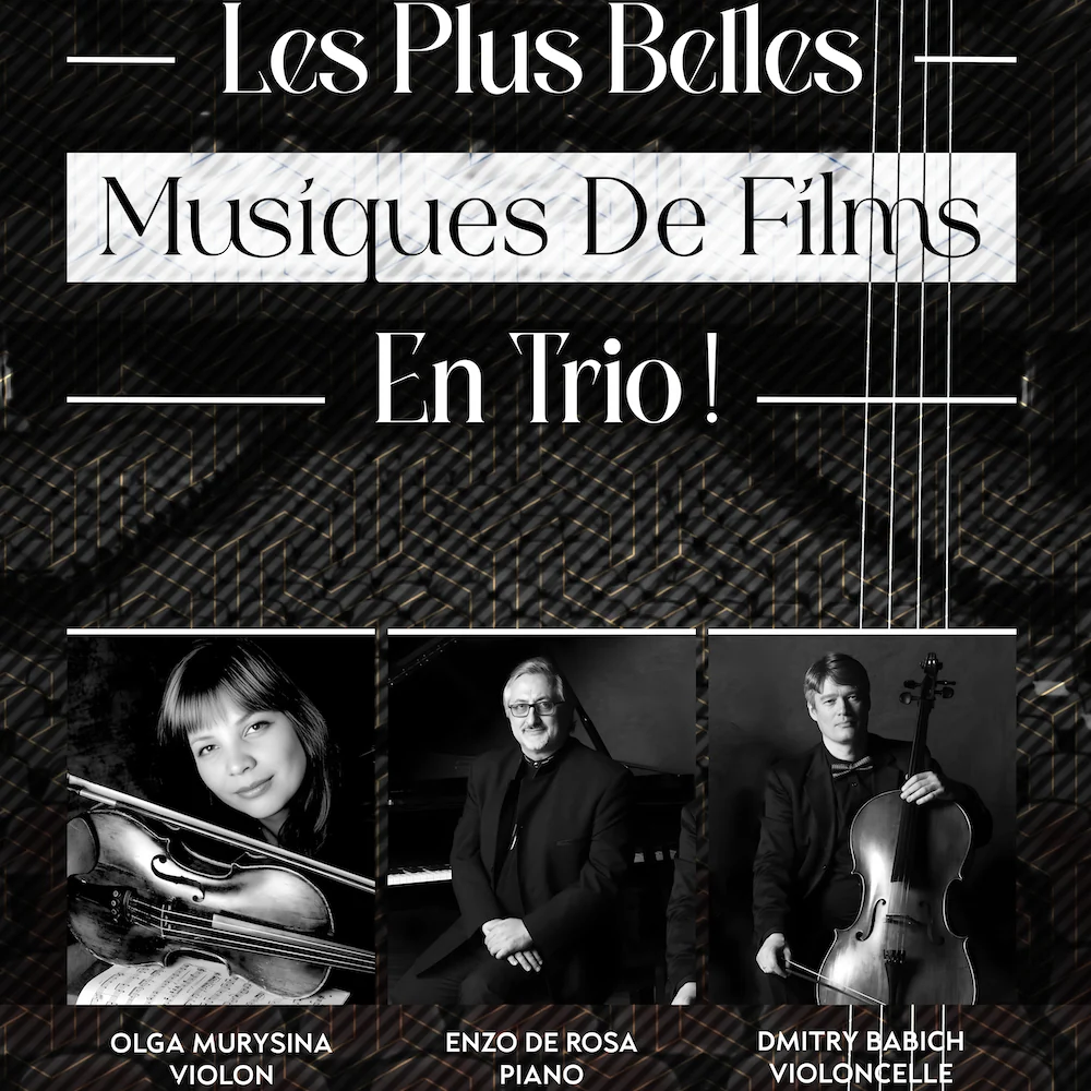 Les plus belles musiques de films, en trio